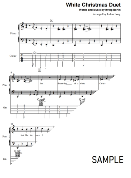 White Christmas Duet